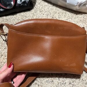 Coach Tan Leather Crossbody Bag